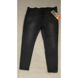 Coco + Carmen XL 18/20 Black Stretchy Skinny Ankle Jeans New